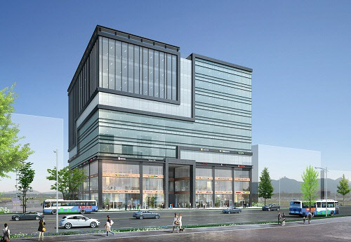 명지블루스퀘어 투시도